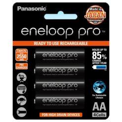 Panasonic Eneloop Pro AA Pack 4 2550mAh BK-3HCCE/4BT