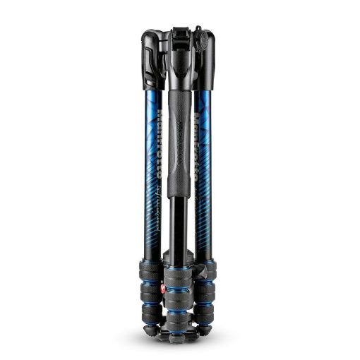 Befree Advanced Aluminum Travel Tripod twist Blue, ball head