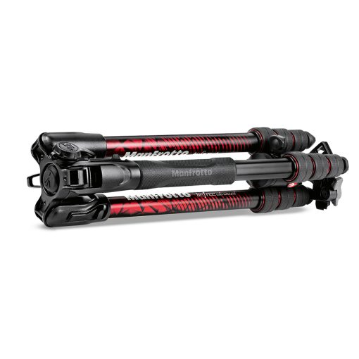 Befree Advanced Aluminum Travel Tripod twist Red, ball head