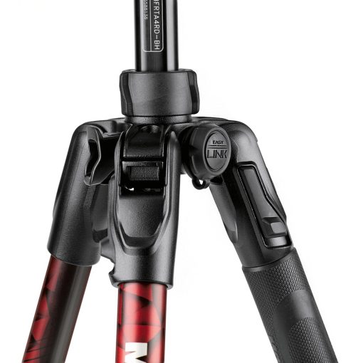 Befree Advanced Aluminum Travel Tripod twist Red, ball head