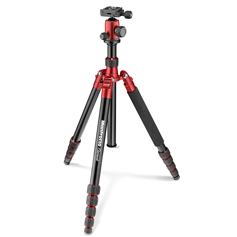 ManfrottoELEMENTMKELB5RDBH01 Manfrotto Element Traveller Tripod Big with Ball Head Red