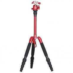 Sirui T-005RX+C10S Tripod W/Ball Head (Red)