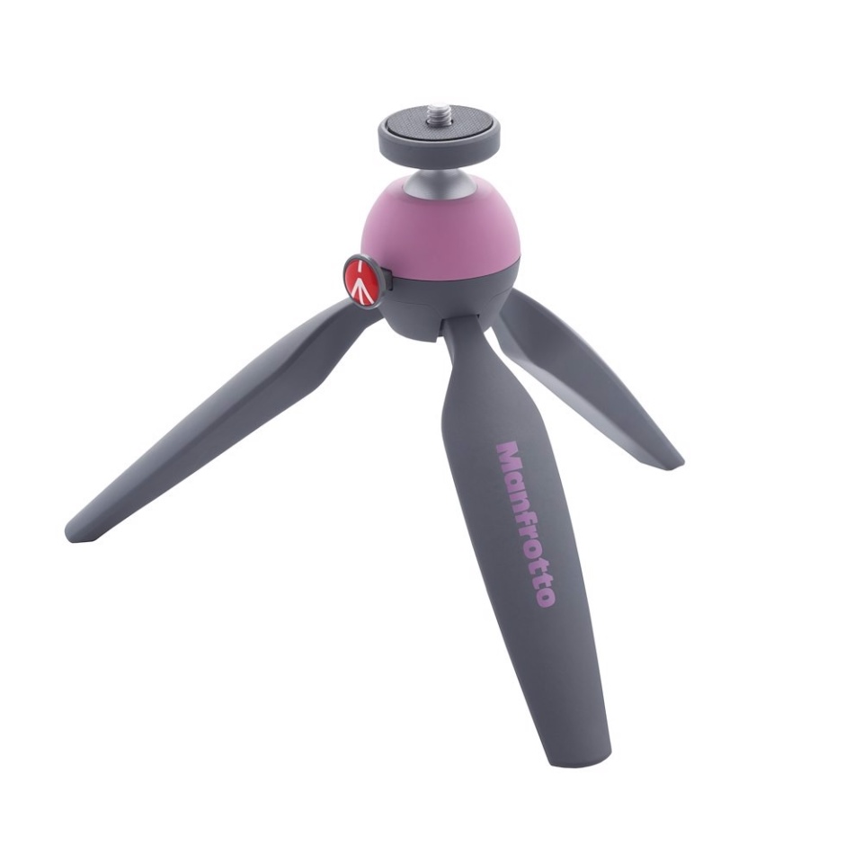 mtpixi-pk-v4 Manfrotto PIXI Mini Tripod Pink