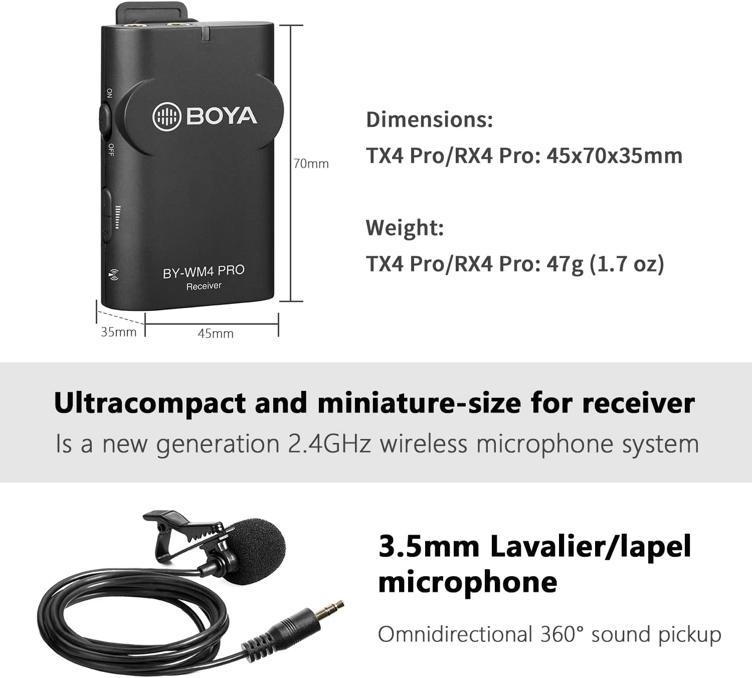 BOYA BY-WM4 PRO BOYA BY-WM4 PRO