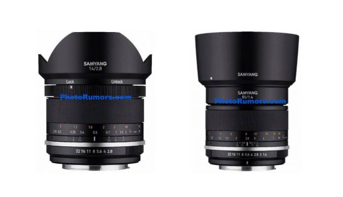 SAMYANG เปิดตัวเลนส์ใหม่แล้ว MF 14MM F/2.8 UMC II และ MF 85MM F/1.4 UMC II