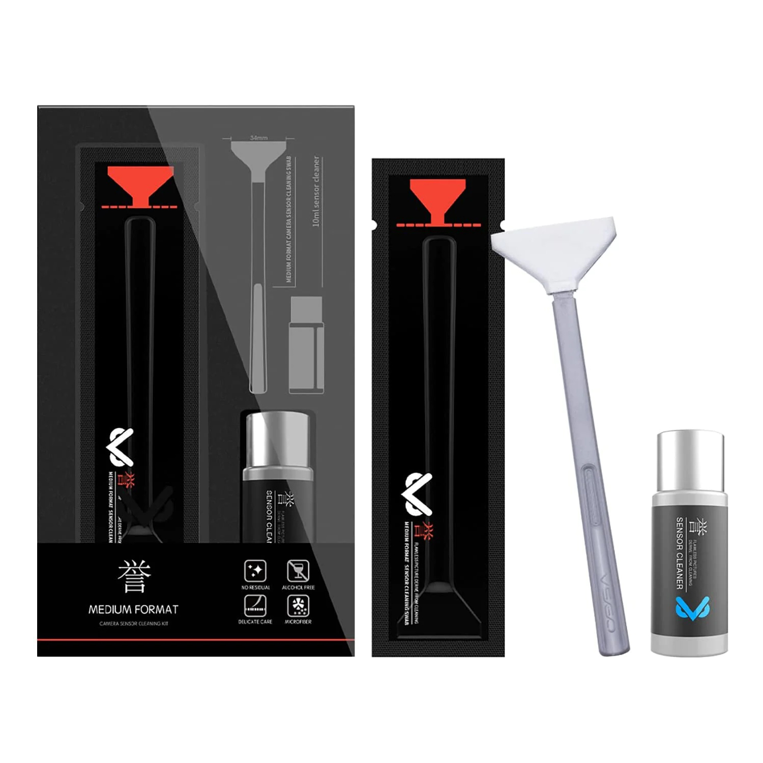 VSGO VS-S04E Medium Format Sensor Cleaning Rod Kit VSGO VS-S04E Medium Format Sensor Cleaning Rod Kit