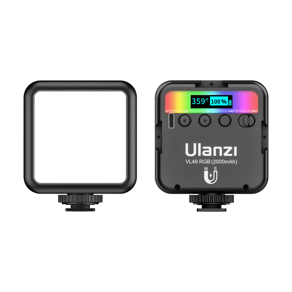 Ulanzi VL49 RGB mini LED Video Light-01 Ulanzi VL49 Rechargeable Mini RGB Light