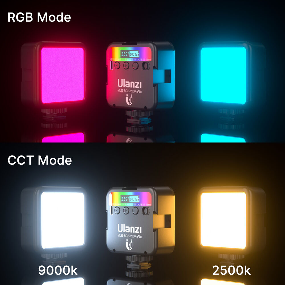 Ulanzi VL49 RGB mini LED Video Light-08 Ulanzi VL49 Rechargeable Mini RGB Light