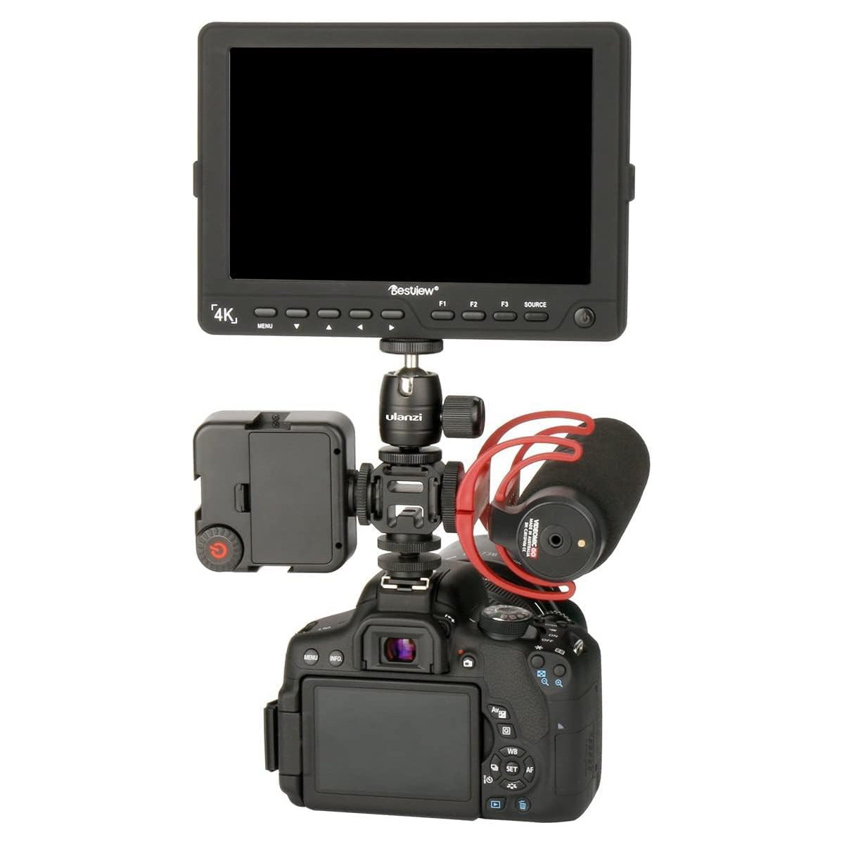 Ulanzi PT-3S Triple Cold Shoe Mount-04 Ulanzi PT-3S Triple Cold Shoe Mount