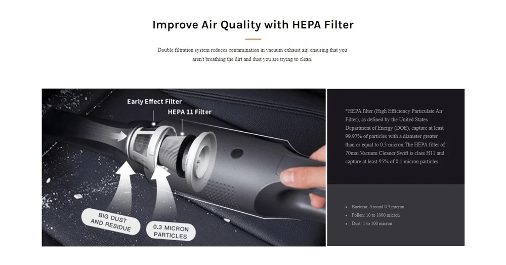 70Mai Vacuum Cleaner Swift