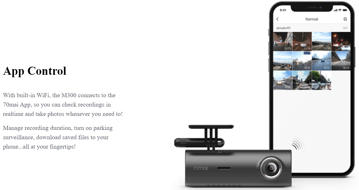 70mai Dash Cam M300 Navy | Digital2home