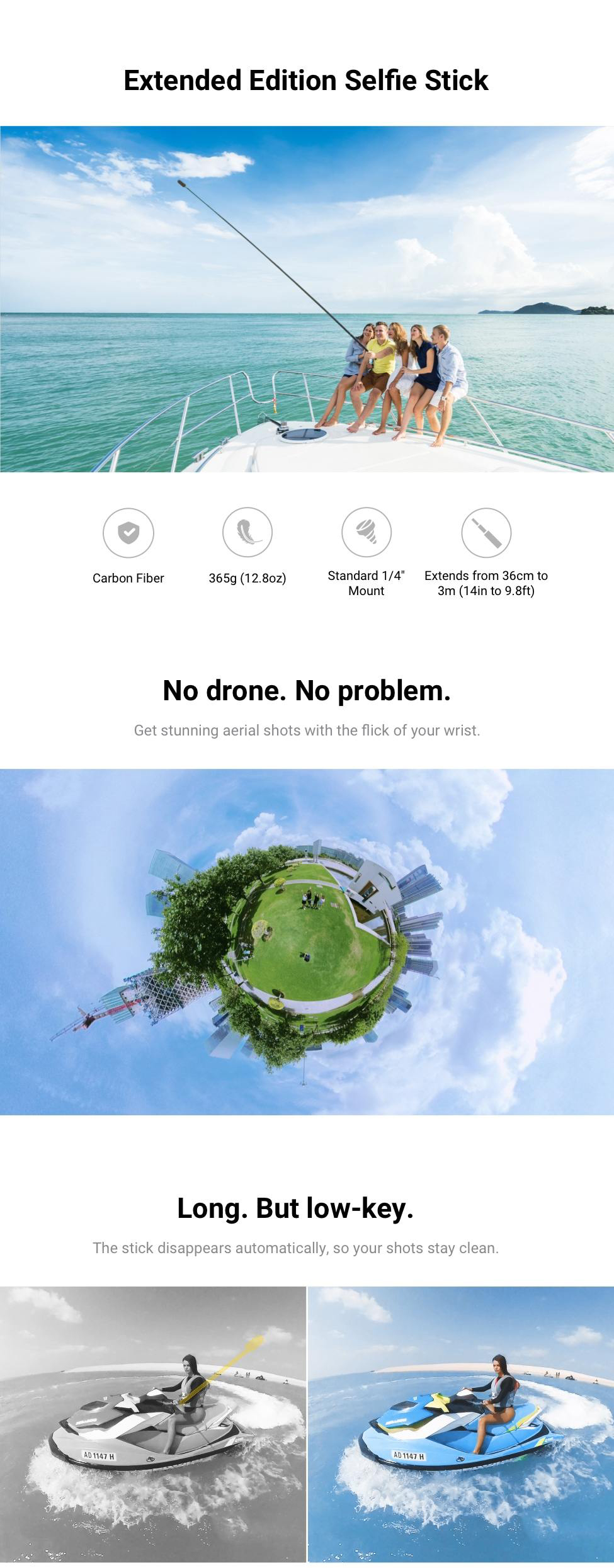Insta360 Extended Edition Selfie Stick