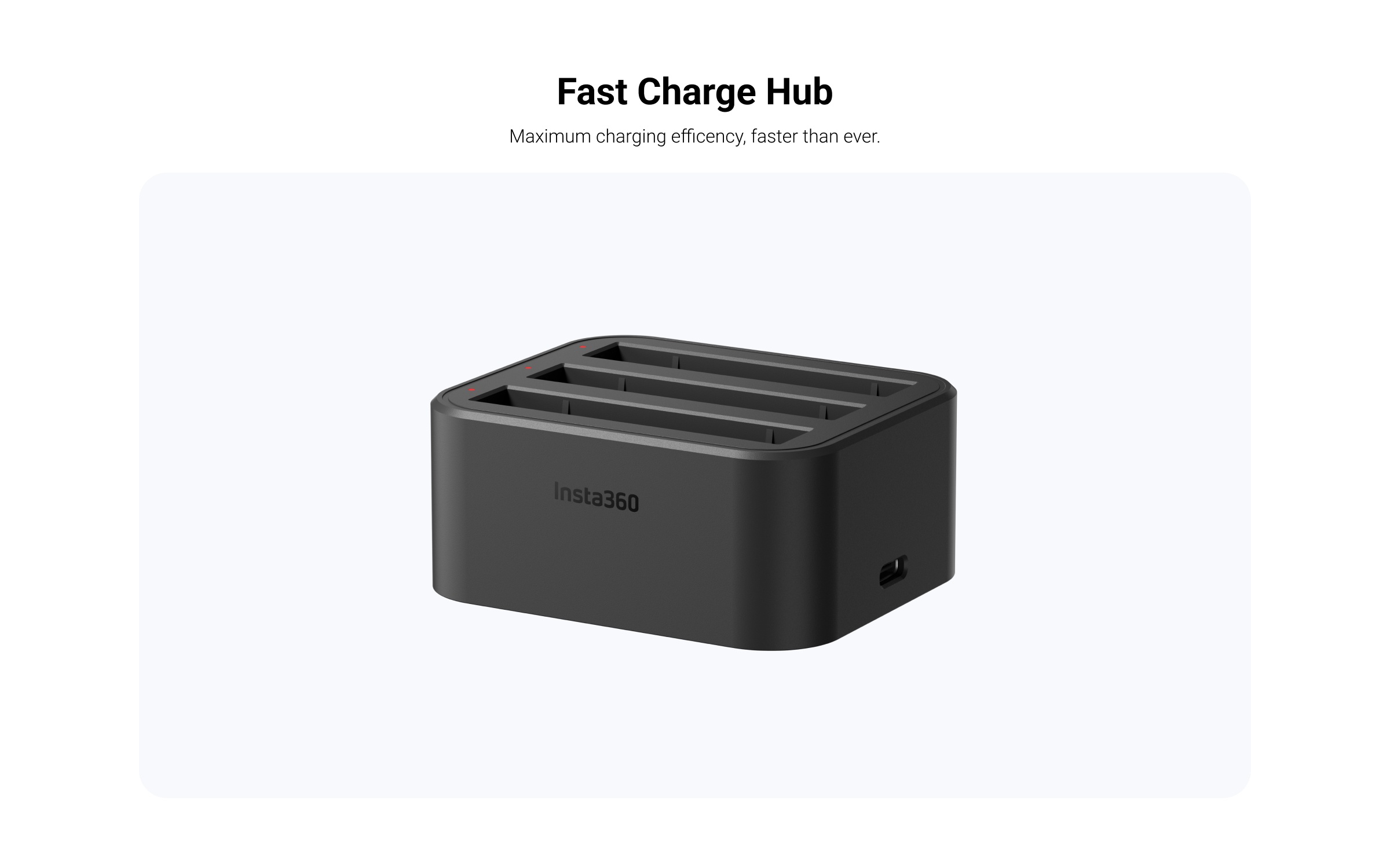 Insta360 Fast Charge Hub for X3