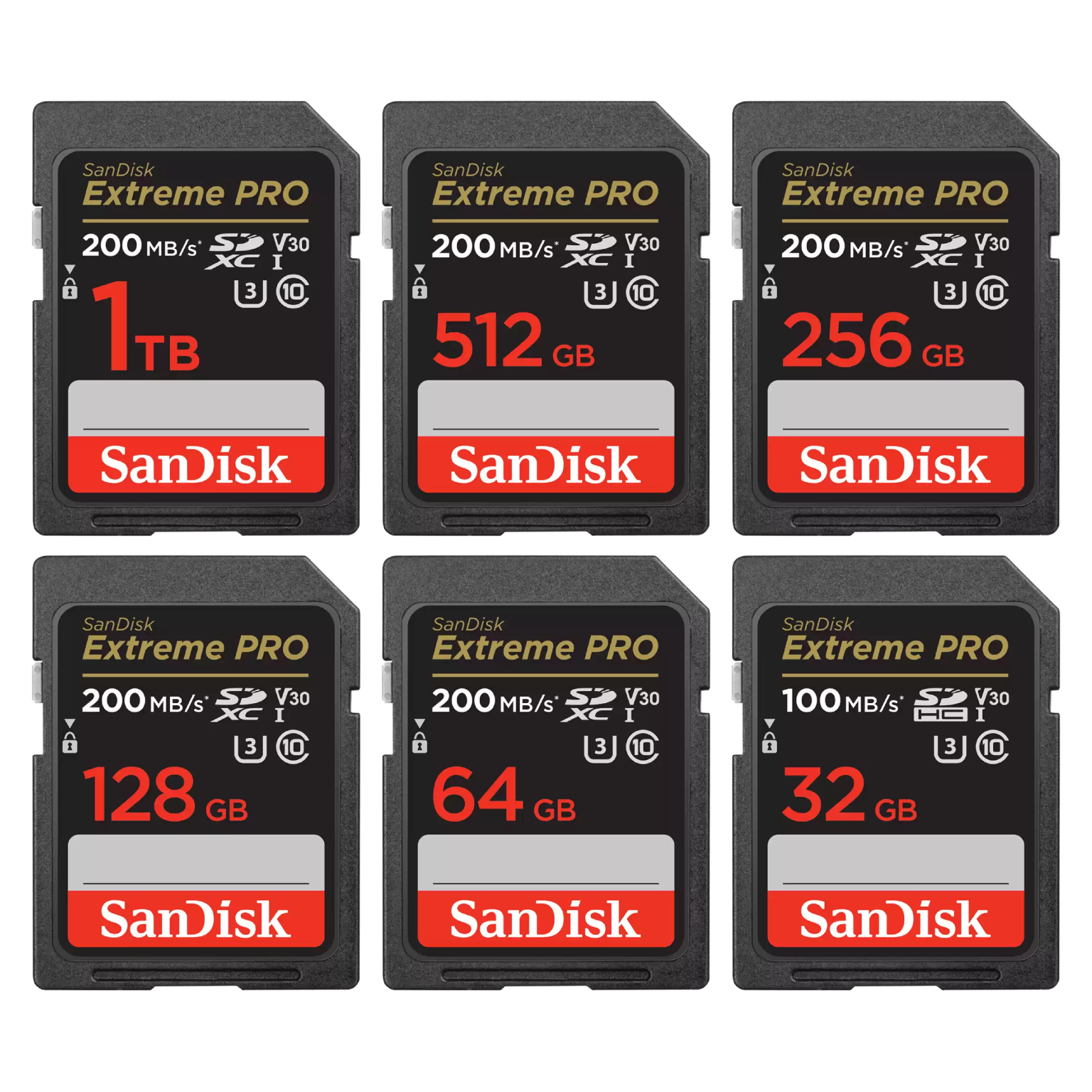 SanDisk Extreme PRO SDHC And SDXC UHSI (R_200MB/s W_140MB/s