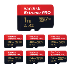 SanDisk Extreme PRO microSDXC UHS-I R170MBs W90MBs-01