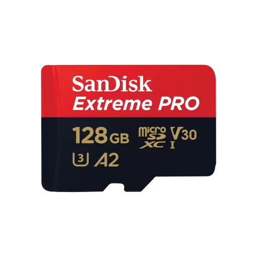 SanDisk 128GB Extreme PRO microSDXC UHS-I (R_170MB/s W_90MB/s)