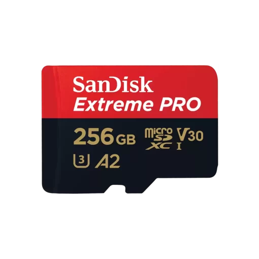 SanDisk 256GB Extreme PRO microSDXC UHS-I R200MBs W140MBs