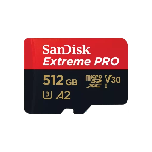 SanDisk 512GB Extreme PRO microSDXC UHS-I R200MBs W140MBs