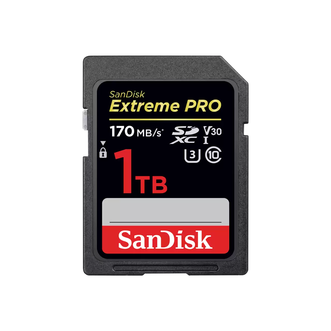 SanDisk 1TB Extreme PRO SDHC And SDXC UHS-I R170MBs W90MBs