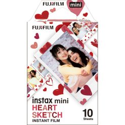 Fujifilm Instax Mini Heart Sketch film