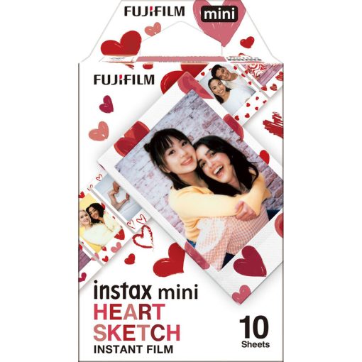 Fujifilm Instax Mini Heart Sketch film
