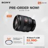 Sony FE 50mm F1.4 GM