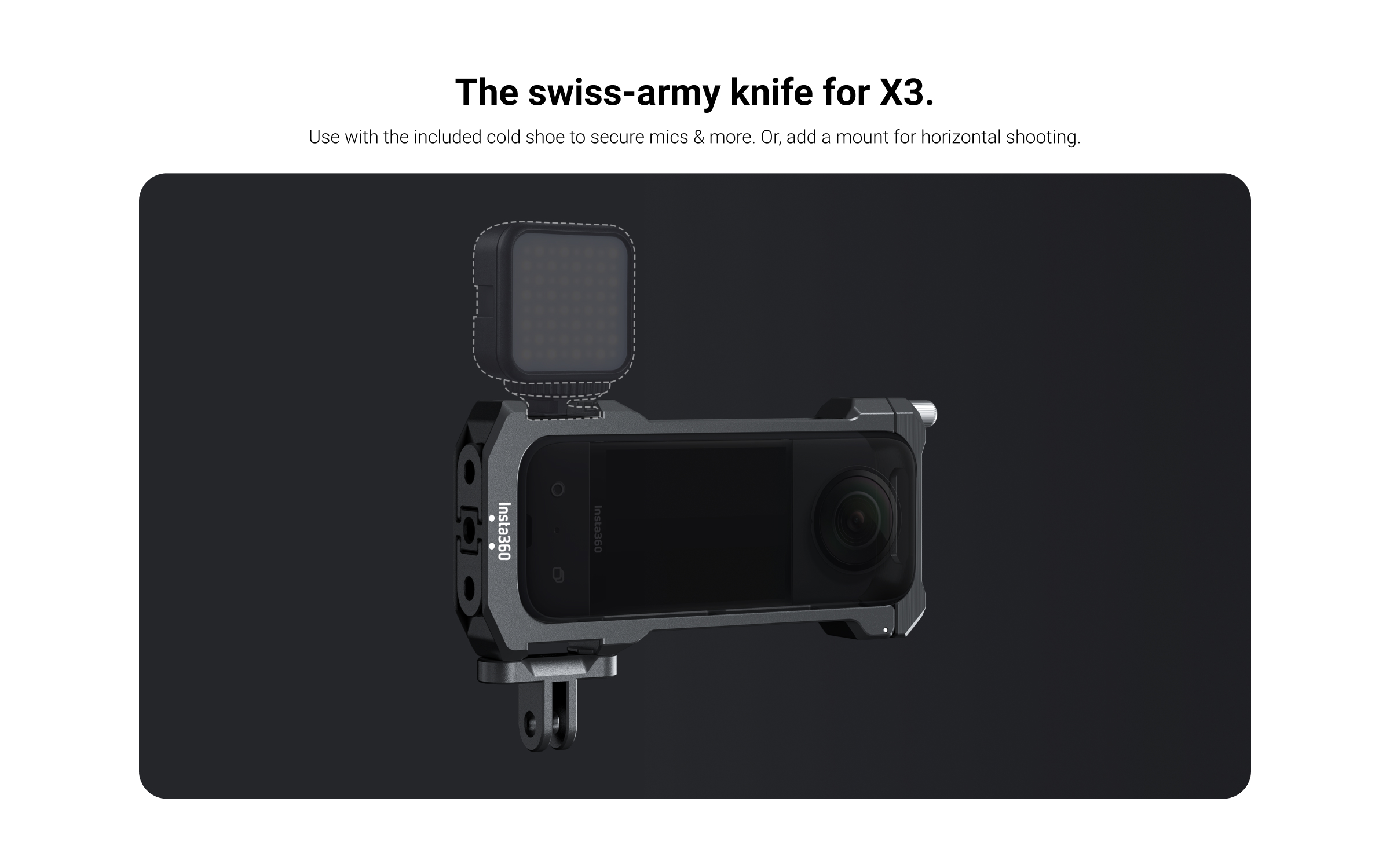 Insta360 Utility Frame for X3