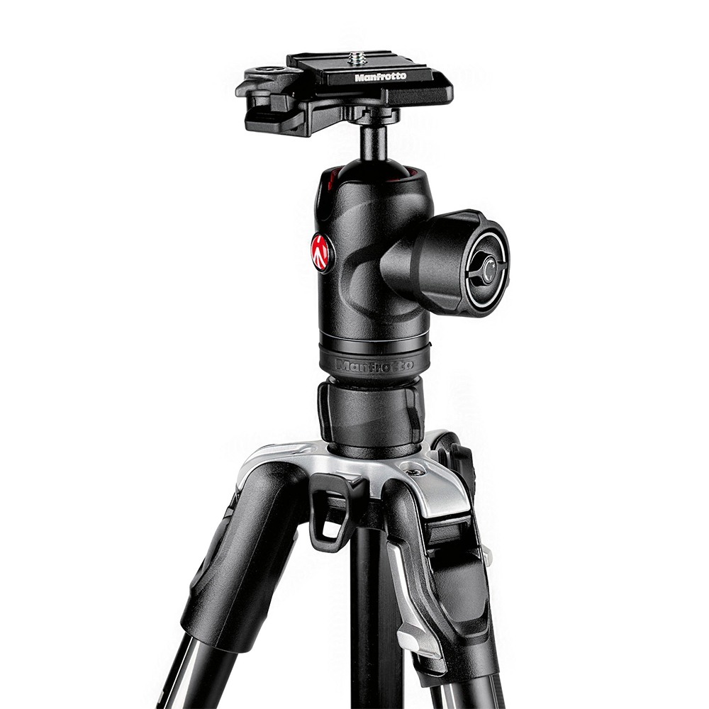 ManfrottoBEFREEMKBFRTA4BKBH08 Befree Advanced Aluminum Travel Tripod twist Black, ball head