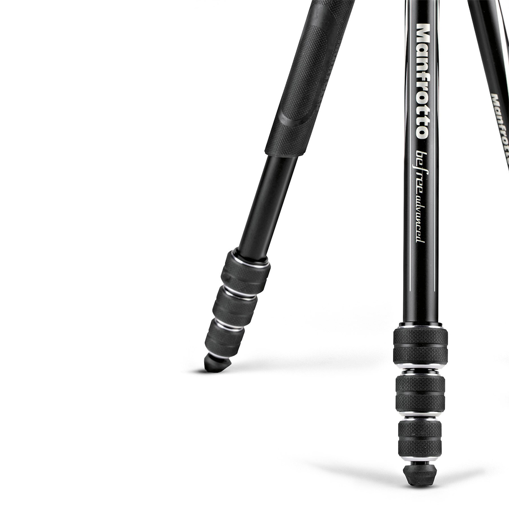 ManfrottoBEFREEMKBFRTA4BKBH13 Befree Advanced Aluminum Travel Tripod twist Black, ball head