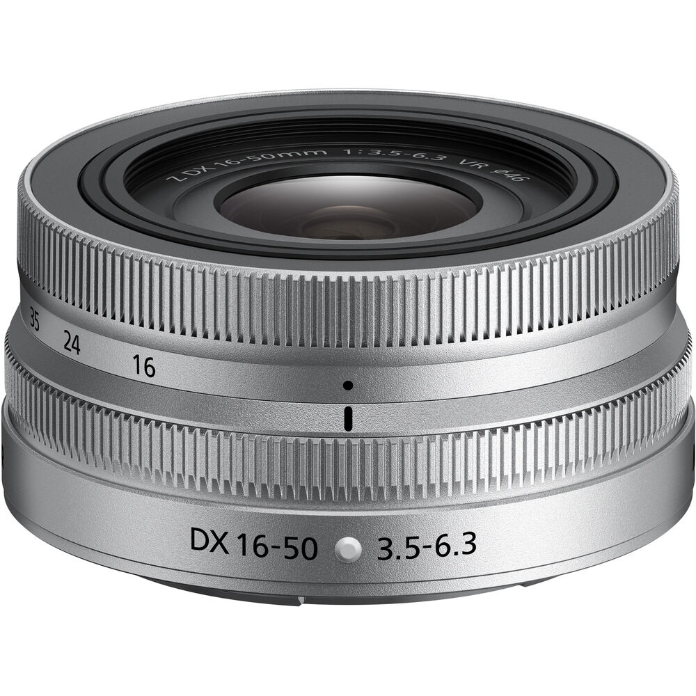 Nikon NIKKOR Z DX 16-50mm F3.5-6.3 VR Silver Nikon NIKKOR Z DX 16-50mm F3.5-6.3 VR Silver