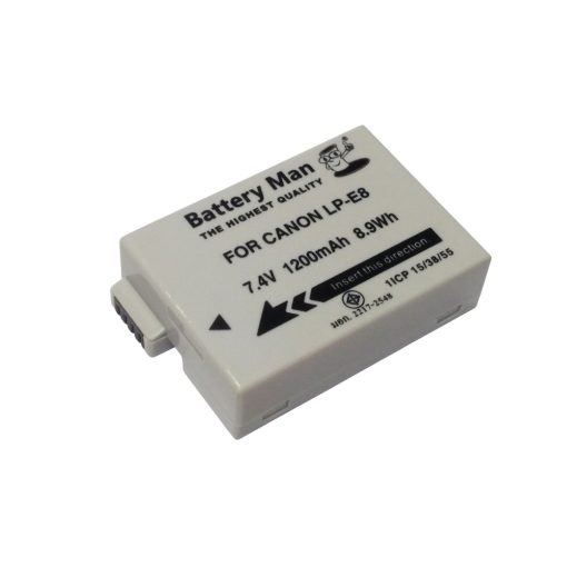 Battery Man for Canon LP-E8