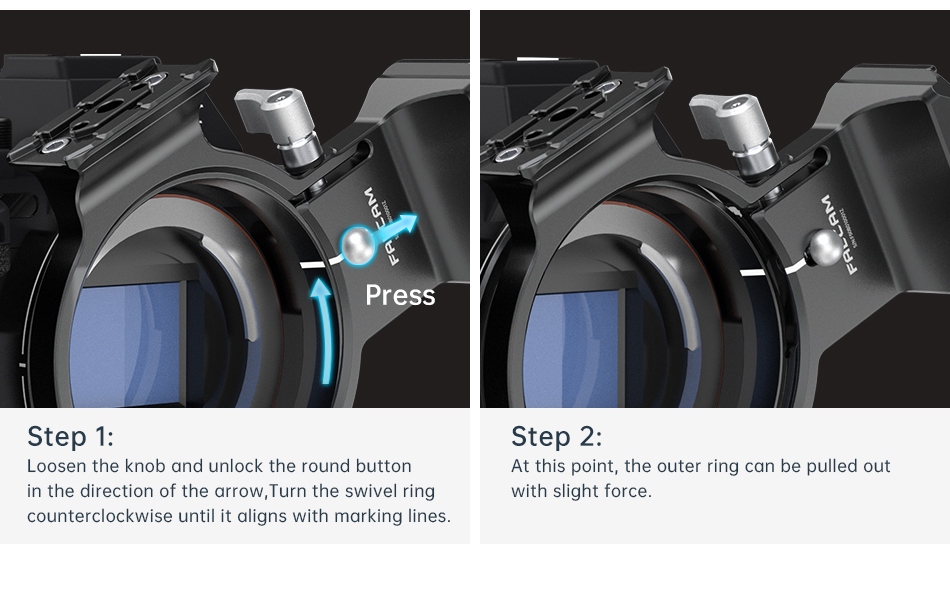 Falcam 3304 F22&F38&F50 horizontal-to-vertical quick release circular half cage (For Sony)