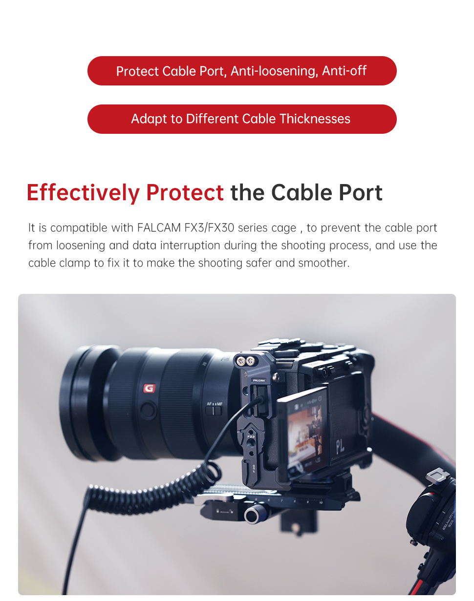 Falcam 3232 Camera Cage Cable Clamp