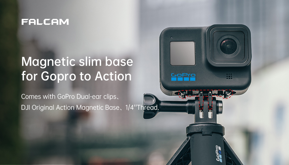 Falcam 3234 Magnetic Slim Base for Gopro to Action
