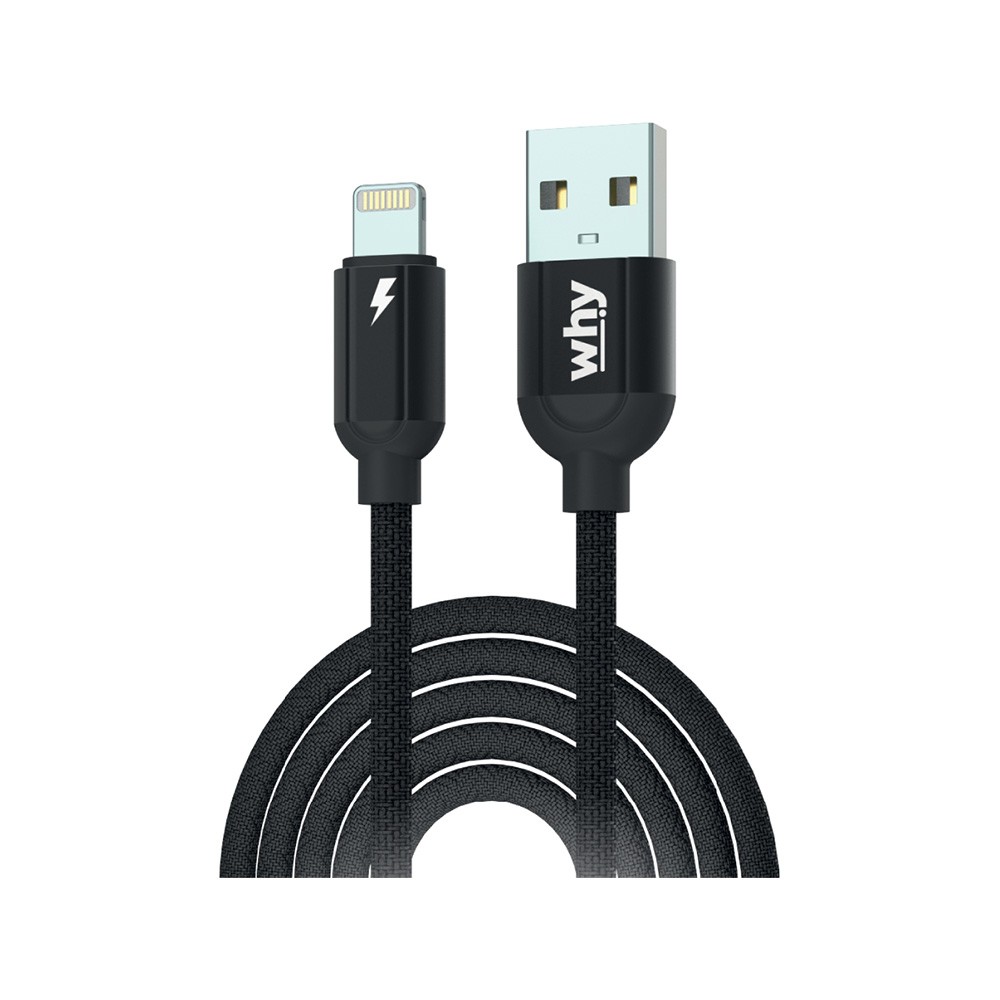Why Lightning Cable Alpha 2 UC-1262B 2m (Black) Why Lightning Cable Alpha 2 UC-1262B 2m (Black)