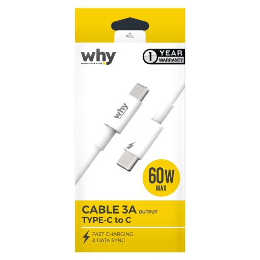 Why Eta Type C to C (UC-2211C) (White)