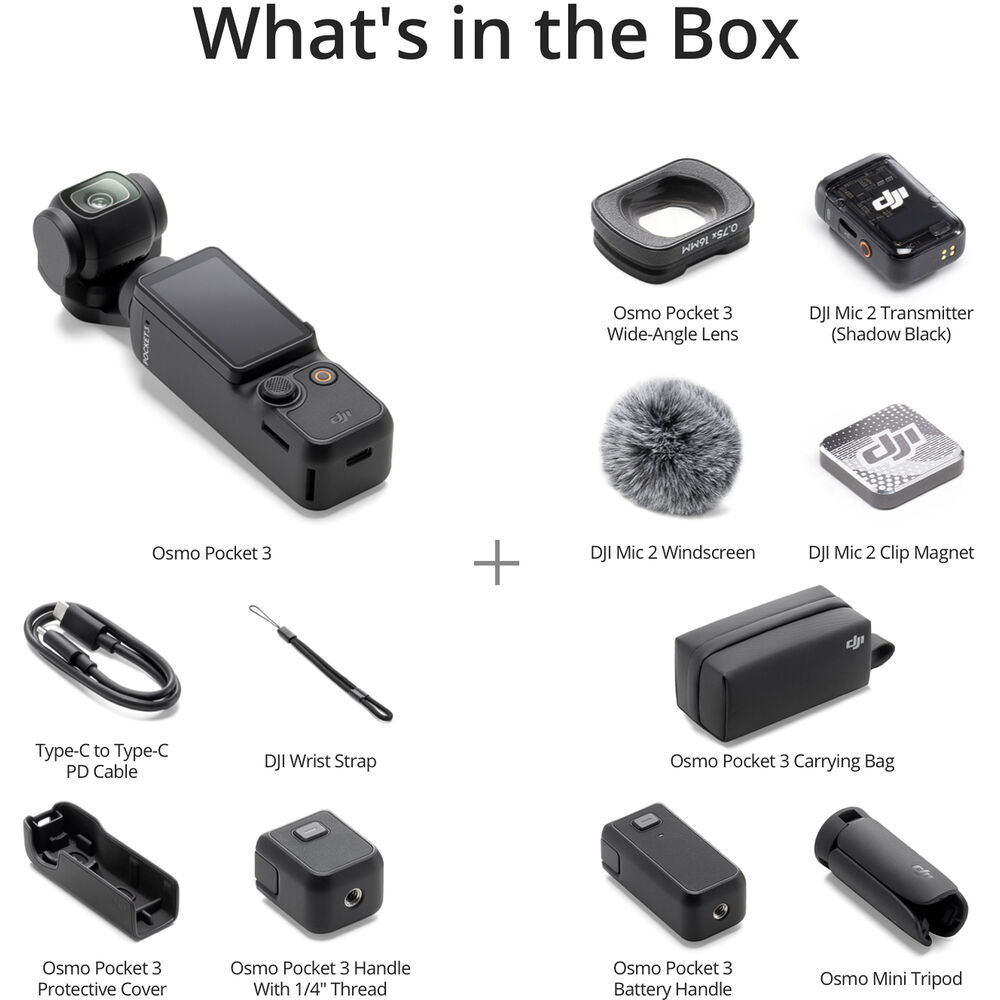 DJI Osmo Pocket 3 Creator Combo DJI Osmo Pocket 3 Creator Combo