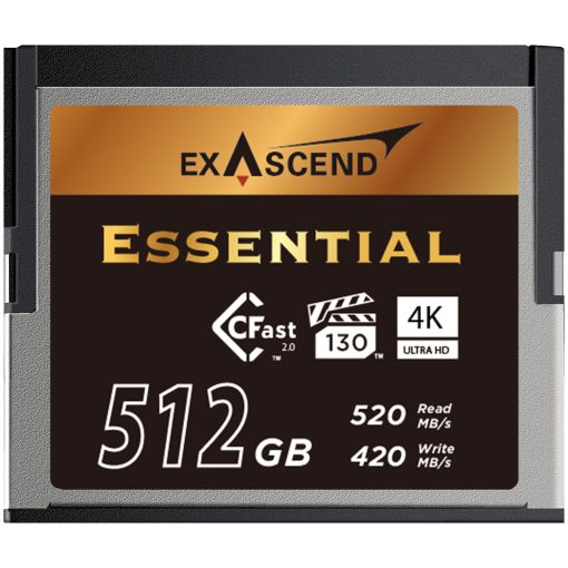 Exascend Essential CFast Card 2.0 512GB