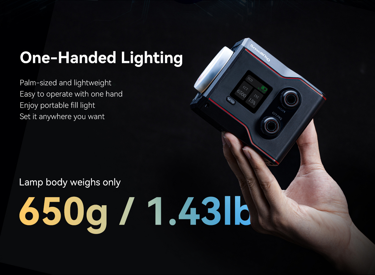 SmallRig RC 60B COB LED Video Light 4376, 45% OFF