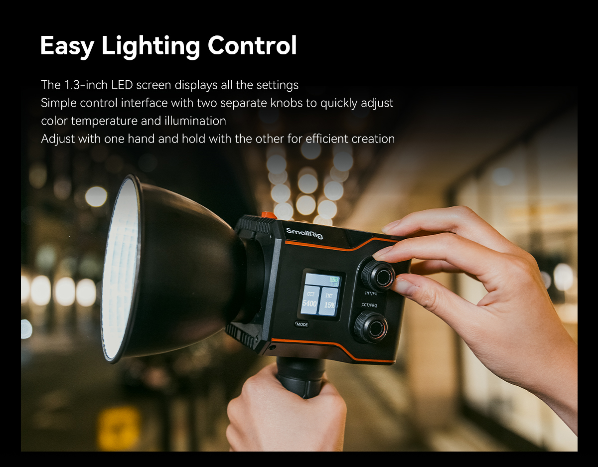 SmallRig RC 60B COB LED Video Light 4376, 56% OFF