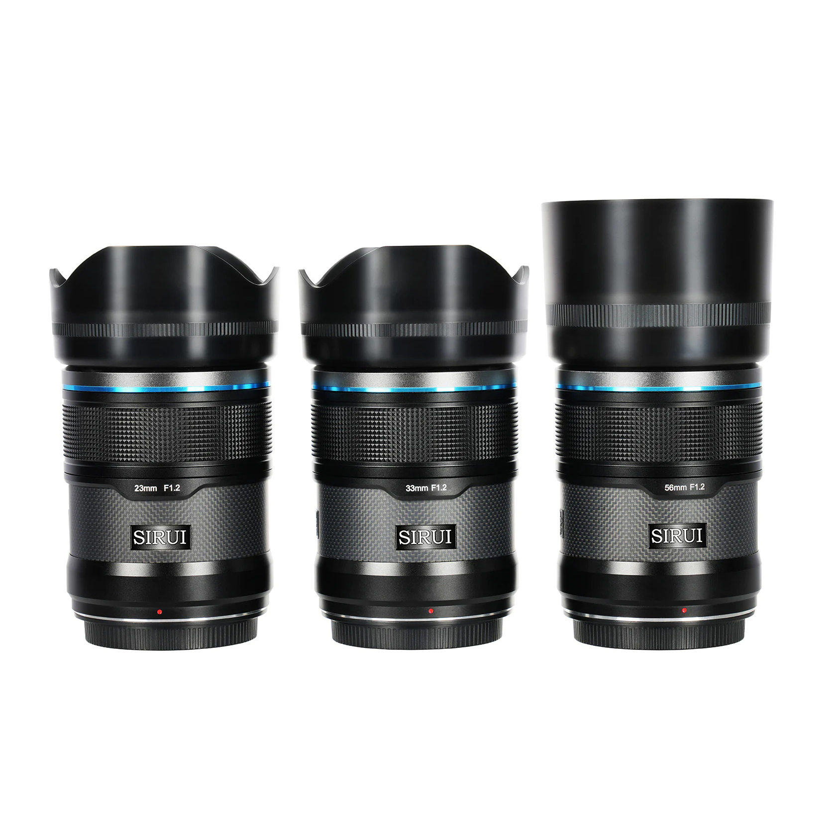 Sirui Sniper 23mm 33mm 56mm F1.2 APS-C Auto-Focus Lens Kit Black Sirui Sniper 23mm 33mm 56mm F1.2 APS-C Auto-Focus Lens Kit Black