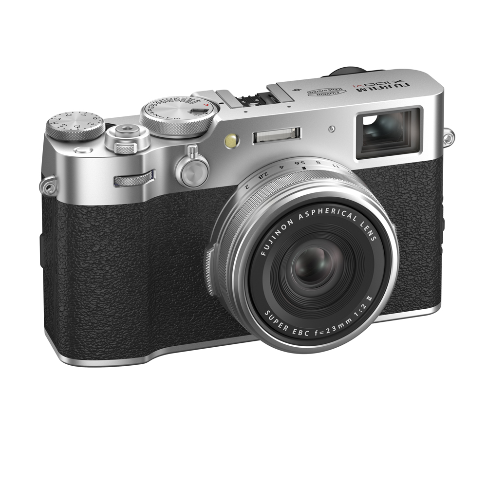 X100Ⅵ_NANAME_right_Silver Fuji X100VI