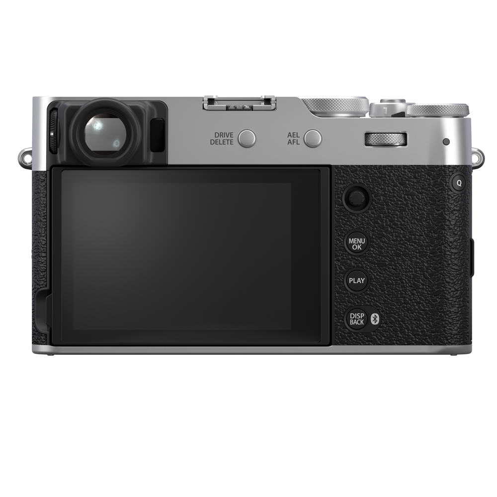 X100Ⅵ_back_Silver Fujifilm X100VI