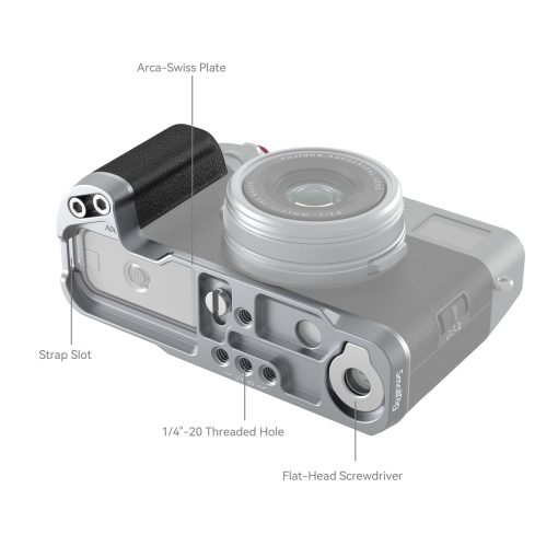 SmallRig L-Shape Grip for Fujifilm X100VI-X100V White