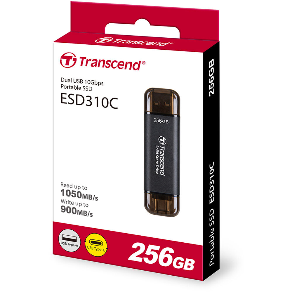 Transcend ESD310C Portable SSD 256GB USB Type-A USB Type-C-03 Transcend ESD310C Portable SSD USB Type-A USB Type-C