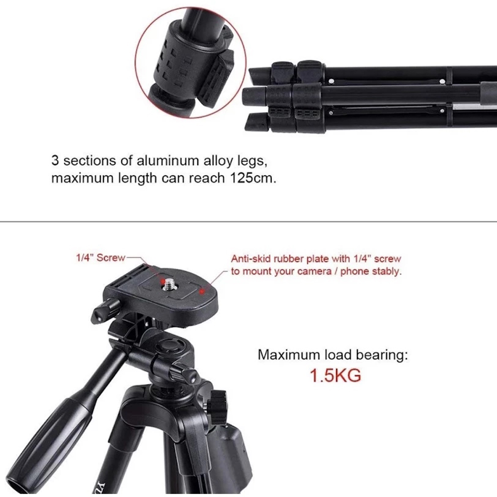 Yunteng VCT-5208 RM Tripod Kit-06 Yunteng VCT-5208 RM Tripod Kit