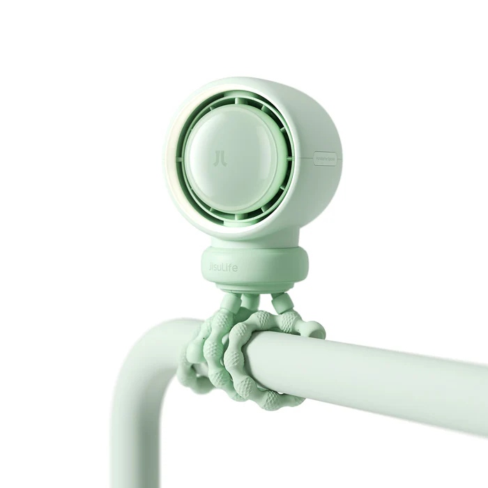 JisuLife Stroller Fan Life2 4000mAh Mint Green