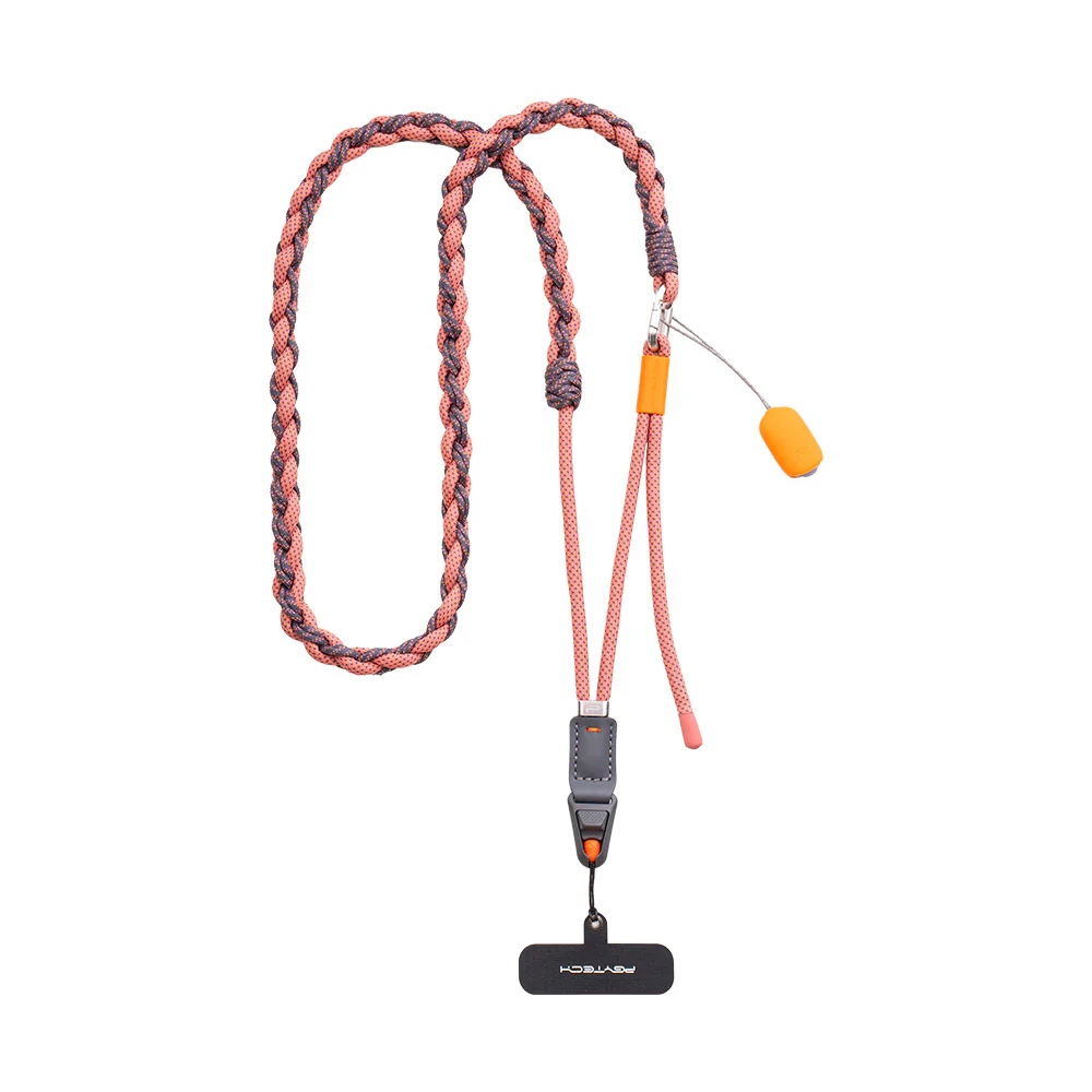 PGYTECH LinkGo Phone Photography Braided Strap (Sleek Style-Coral Pink)