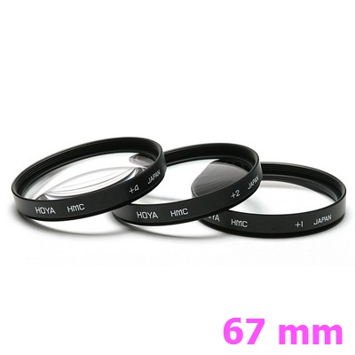 Hoya Close Up Set Filters 67 mm.