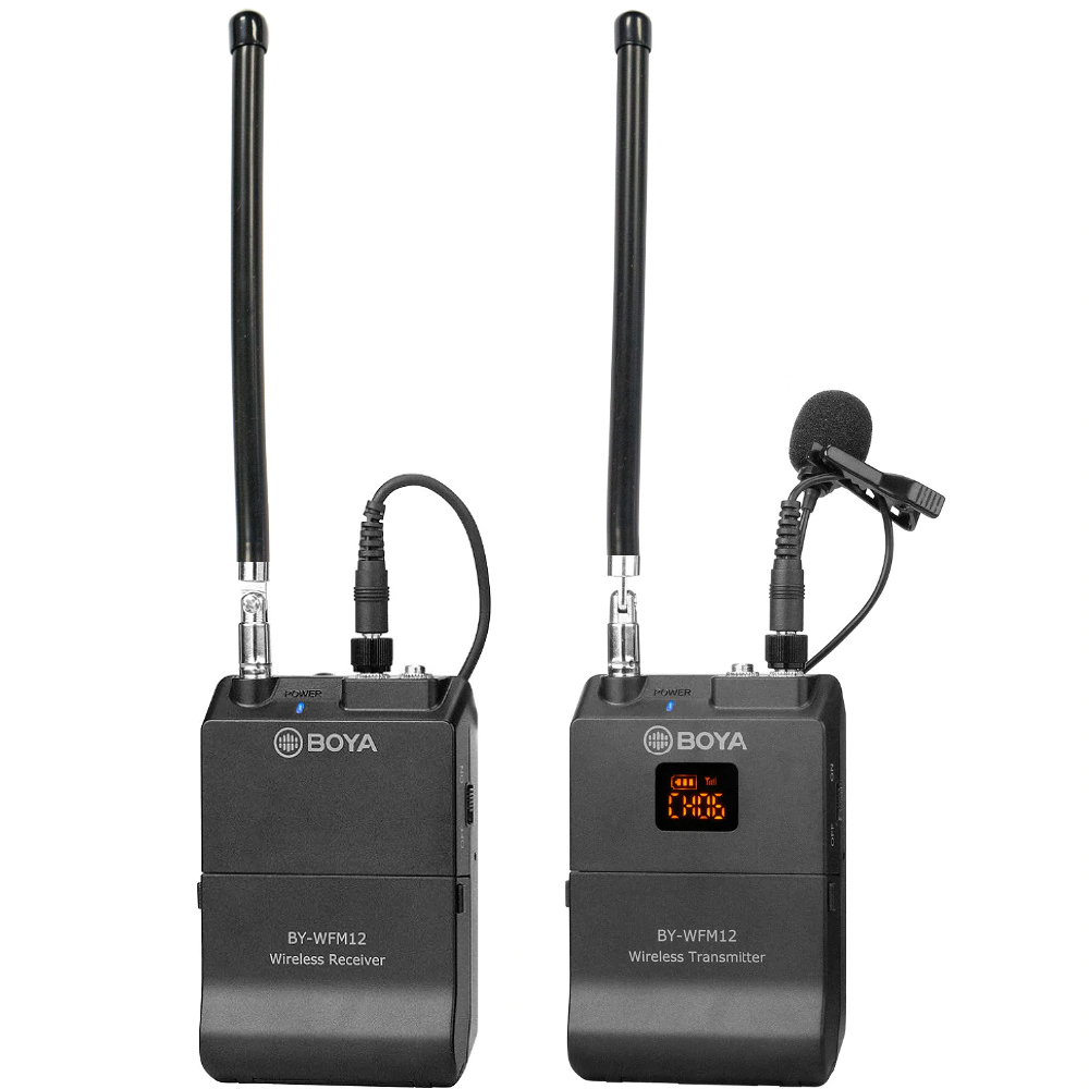 Boya BY-WFM12 VHF Wireless Microphone ไมค์ไวเลส | ราคาพิเศษ Digital2Home